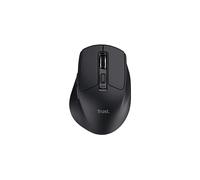 MOUSE TRUST Niven, Tasti: 7, RF senza fili + Bluetooth, forma ergonomica, Bluetooth, Collegamento 1x USB-C, Scrolling a Rotella, Risoluzione max 3200 dpi, forma ergonomica, Nero
