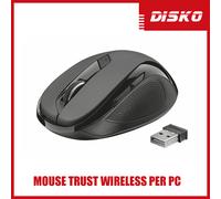 MOUSE TRUST PC MAC WIRELESS SENZA FILI OPTICAL COMPUTER LAPTOP 1200-1800 DPI