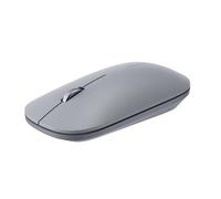 UGREEN Mouse Wireless, Mouse Senza Fili 2,4 GHz con Mini Ricevitore USB, Rilevamento Laser da 1000 a 4000 DPI con Pulsante Mute (Non Incluso Batteria) Grigio