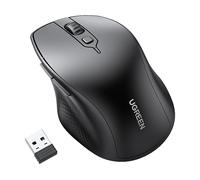 UGREEN Mouse Wireless Ergonomico, Bluetooth 5.0 e 2.4 GHz Silenzioso 4 Livelli DPI 4000 Max per PC Mac Laptop Windows macOS Linux