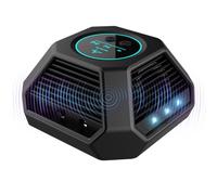 Mouse ultrasonico e ratti a 360°, mouse ad ultrasuoni con luci stroboscopiche e PIR, 3 modalità di lavoro, per roditori, topi, scoiattoli, ragni, scarafaggi