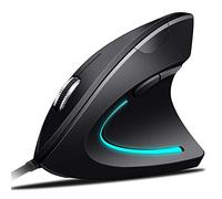 MOUSE VERTICALE CABLATO ERGONOMICO CON FILO 6D WIRED LED DA GIOCO / UFFICIO
