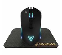 Mouse Usb Gaming 3600dpi Rgb Con Tappetino Da Gioco Mousepad Plug And Play Pc_