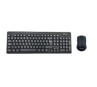 Mouse USB L-Link Wireless Pack + mouse 3 clic 1200 dpi - Ambidestro - colore nero