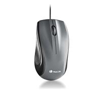 NGS MUSK - Mouse laser connessione USB, 1200 DPI, Ergonomia Ambidestra, 2 Pulsanti e Rotella di Scorrimento, Design Elegante, Installazione Plug and Play