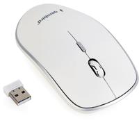Mouse USB Optical WRL/White MUSW-4B-01-W Gembird Plain