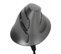 Mouse Verticale 7 Programmabile con Luci RGB DPI Regolabile, Cablato, Ergonomico, Grigio