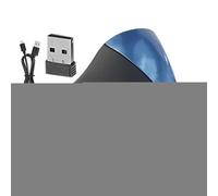 Mouse verticale, connettività wireless 2,4 G, DPI regolabile, design al computer con manico, previene la sindrome del tunnel carpale, per laptop e scrittori