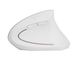 Mouse Verticale Ergonomico Mac Mouse Verticali Ebtools Vertikale Maus Adatto Pervertical Mouse Wireless,2.4ghz Optical 1600dpi Wireless Ergonomic Gaming Non-Delay Replacement For Pc/Laptop(White)