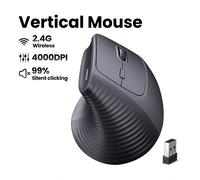 Mouse verticale senza fili 2.4G UGREEN 4000DPI ergonomico per computer portatile PC con sistema operativo Windows Tagli UnicaColore unicoABS