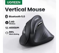 Mouse Verticale UGREEN Wireless Bluetooth 5.0 2.4G Ergonomico 4000DPI per MacBook Tablet Laptop Computer PC