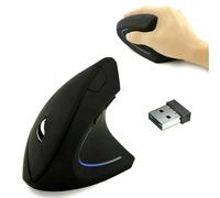 Mouse Verticale Wireless Ergonomico Impugnatura Verticale Senza FIli RICEVI usb