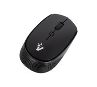 VulTech MW-E2N Mouse Wireless Ottico DPI regolabili da 800 a 1600 Senza Fili Essence click silenzioso 2.4GHz 3 Tasti + Rotella per lo Scroll, ambidestro, per Notebook PC Laptop Computer MacBook, Nero