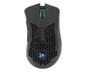 Mouse White Shark LIONEL-B Bluetooth 10000 DPI Ambidestro Nero Illuminazione