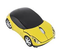 Mouse Wireless 2.4G, Mouse Ottico 1600 DPI con Vano Portaoggetti del Ricevitore per mecanismo Operativo XP Vista 7 ME 2000 o Successivo (YELLOW)