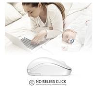 Mouse wireless 2.4G, Plug & Play per una configurazione immediata, clic silenzioso per garantire un utilizzo silenzioso, fattore di forma ergonomico
