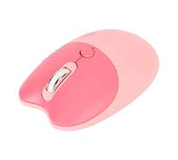 Mouse Wireless 2.4G, Ricevitore USB Cute Cat Mouse Wireless Muto Basso Consumo Energetico Ufficio Domestico per Bambini Portatile (Sakura Rosa)