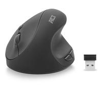 MOUSE WIRELESS ACT AC5101, Collegamento RF Wireless, Scrolling a Rotella, Risoluzione max 1600 dpi, forma ergonomica, Nero