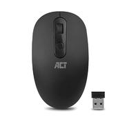 ACT Mouse Wireless Nero - 1200 DPI - Mini Dongle USB 2,4Ghz - Mancino e destro - Mouse wireless leggero - AC5110