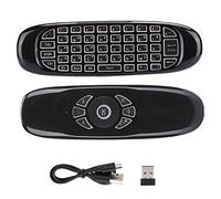 Mouse wireless Air Fly con telecomando, tastiera e mouse 2 in 1 leggeri con due spie luminose a LED colorate, ricevitore Bluetooth, sensore G a tre assi