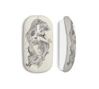 Mouse Wireless - Ariel - Punk - Chiavetta USB WiFi inclusa - Compatibile con Mac e PC - Bianco