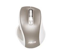 MOUSE WIRELESS ASUS MW202, Collegamento RF Wireless, Ingresso: Otticamente a mezzo LED, Scrolling a Rotella, Risoluzione max 4000 dpi, forma ergonomica, Oro