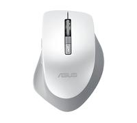 MOUSE WIRELESS ASUS WT425, Collegamento RF Wireless, Ingresso: Otticamente a mezzo LED, Scrolling a Rotella, Risoluzione max 1600 dpi, forma ergonomica, Perlato, Bianco