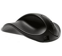 MOUSE WIRELESS BAKKER HandShoeMouse Wireless, Collegamento USB Typ-A, Scrolling a Rotella, Risoluzione max 1000 dpi, forma ergonomica, Nero