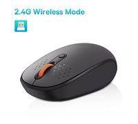 Mouse Wireless Baseus F01B Bluetooth 5.0 2.4G 1600DPI Silenzioso per PC Mac