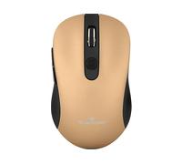 MOUSE WIRELESS BLUESTORK Office 60 WL, Collegamento RF Wireless, Scrolling a Rotella, Risoluzione max 1600 dpi, Nero, Oro