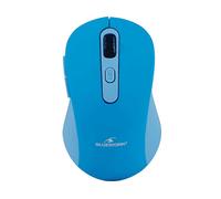 MOUSE WIRELESS BLUESTORK ricaricabile, Tasti: 6, Bluetooth e wireless 2,4 GHz (doppia connettività), Collegamento USB-C (ricarica), Bluetooth, wireless 2,4 GHz, Ingresso: Otticamente a mezzo LED, Scro