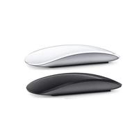 Mouse wireless Bluetooth 5.0, silenzioso, multi arco, mouse ultra sottile, mouse magico per computer portatile, iPad, Mac, PC, MacBook (bianco)