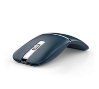 Mouse wireless Bluetooth ad arco, da viaggio, doppio modello (2,4 G + BT5.1), mouse pieghevole e rotante per Microsoft, mouse portatile sottile e ricaricabile per laptop, notebook, PC, MacBook