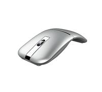 Mouse wireless Bluetooth ARC mouse silenzioso, ricaricabile, per computer portatile, Mac Pro, da viaggio, pieghevole, ultra sottile, con adattatore USB-A, 3 DPI, per computer portatile Dell, HP,