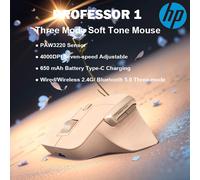 Mouse wireless Bluetooth HP Professor1 Connessione a tre modalità Sensore di tono luminoso Flagship DPI regolabile a sette velocità di tipo C