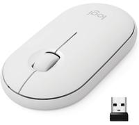 Mouse wireless Bluetooth Logitech Pebble M350 (bianco)