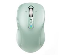 Mouse wireless Bluetooth per computer portatile, multi dispositivo, mouse Ergo per computer, in metallo, 4 vie, super scorrimento, ± 3200 DPI, ricaricabile, 10 pulsanti, plug & play, silenzioso, 3