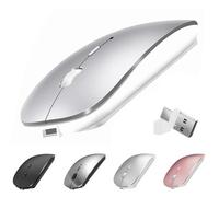 Mouse wireless Bluetooth per MacBook Air Pro iMac Desktop Computer Laptop con Jiggler, mouse wireless USB C ricaricabile silenzioso mouse Mover non rilevabile compatibile con Surface Pro