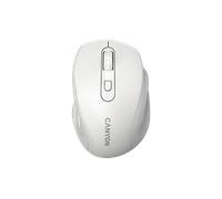 MOUSE WIRELESS CANYON CNECMSW20W, Tasti: 6, 2,4 GHz, Collegamento Ricevitore USB wireless, Scrolling a Rotella di scorrimento, forma ergonomica, Bianco