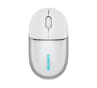 MOUSE WIRELESS CANYON OnClick 24, Tasti: 4, 2.4 GHz, Bluetooth 5.1, Collegamento USB-C, Bluetooth 5.1, 2.4 GHz wireless, Scrolling a Rotella di scorrimento, forma ergonomica, Bianco
