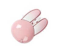 Mouse wireless carino rosa a forma di coniglio kawaii design coniglio design portatile silenzioso leggero silenzioso senza fili USB mouse senza fili per PC laptop computer Mac MacBook Pro desktop HP