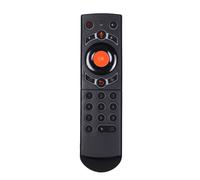 Mouse wireless con giroscopio retroilluminato, telecomando vocale intelligente con tasti completi e apprendimento IR per Android TV Box