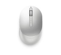 MOUSE WIRELESS DELL MS7421W, Collegamento RF Wireless + Bluetooth, Ingresso: Otticamente a diodi laser, Scrolling a Rotella, Risoluzione max 1600 dpi, Platino, Argento