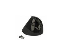 MOUSE WIRELESS DELOCK 12599, Collegamento RF Wireless, Ingresso: Otticamente a diodi laser, Scrolling a Rotella, Risoluzione max 1600 dpi, forma ergonomica, Nero