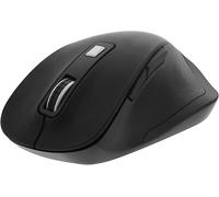 DELTACO Office Mouse ergonomico senza fili - Silent clicks - 2400 DPI - Nero