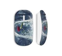 Mouse Wireless - Disney - La Bella e la Bestia - Chiavetta USB WiFi inclusa - Compatibile Mac e PC - Blu