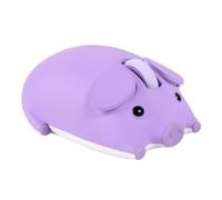 Mouse wireless Dual Mode Bluetooth 5.1/2.4G USB a forma di maiale, 1200 DPI, portatile, senza fili, mouse ergonomico per laptop, PC, iPad, Windows/iOS/Android, regalo per bambini (viola)