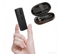 Mouse wireless ergonomico Bluetooth da 2,4 GHz, mini ricaricabile, tre dispositivi a doppia modalità, 2 in 1, per girare pagine portatile, con scatola, silenzioso, per laptop/PC/Mac, nero