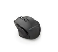 MOUSE WIRELESS ERGONOMICO DPI REGOLABILE NERO COMFORT LUNGO UTILIZZO PRECISIONE