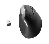 Mouse wireless Ewent 2400 DPI verticale ergonomico 6 pulsanti rivestimento in gomma